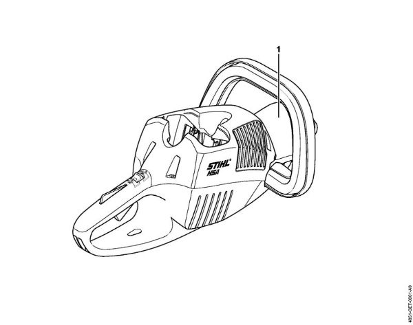 Cortasetos con acumulador (HSA) HSA 86 Níºmero de máquinaÂ  de la marca Stihl